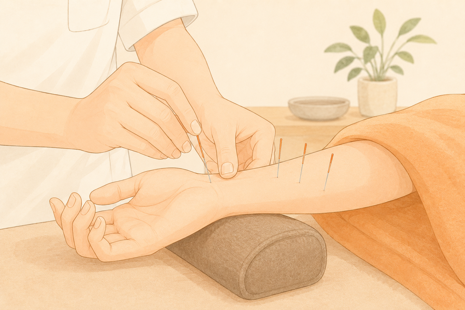 鍼灸施術のイメージ